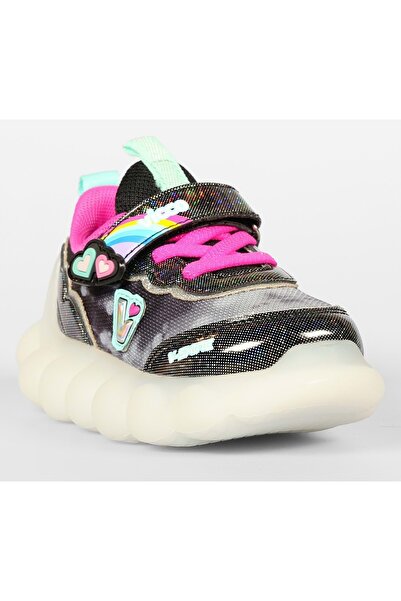 Vicco Balloon Işıklı Ortopedik Çocuk Spor Ayakkabı SİYAH
