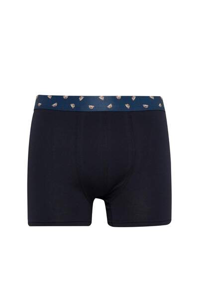 DeFacto Regular Fit Hayvan Baskılı 3lü Boxer E0034AX24WN