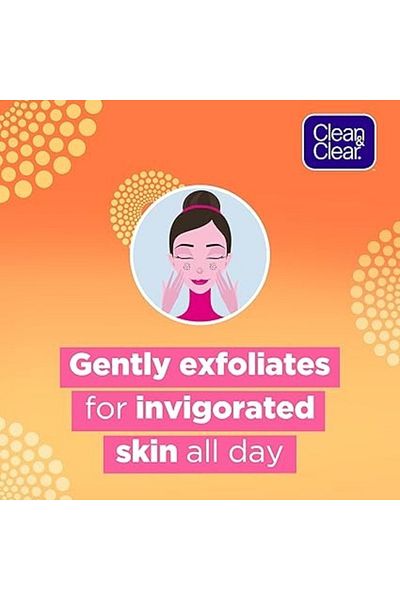 Clean & Clear مقشر الوجه الصباحي 150 مل + غسول الوجه 150 مل