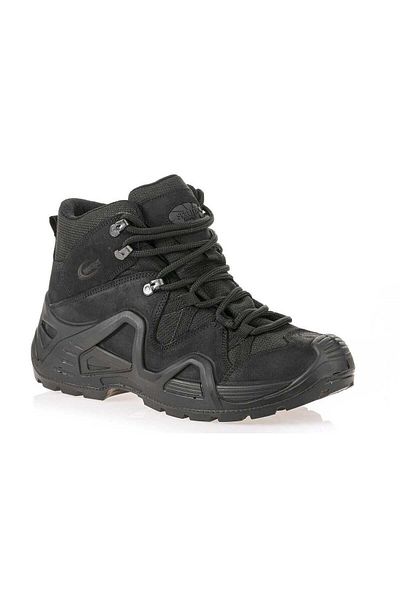 Scooter P1492Ns Black Men's Genuine Leather Waterproof Lace-Up Tact
