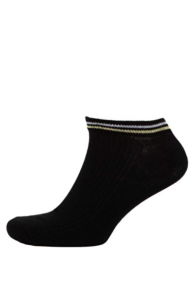 DeFacto Men's 5-Piece Cotton Booties Socks C6754Axns