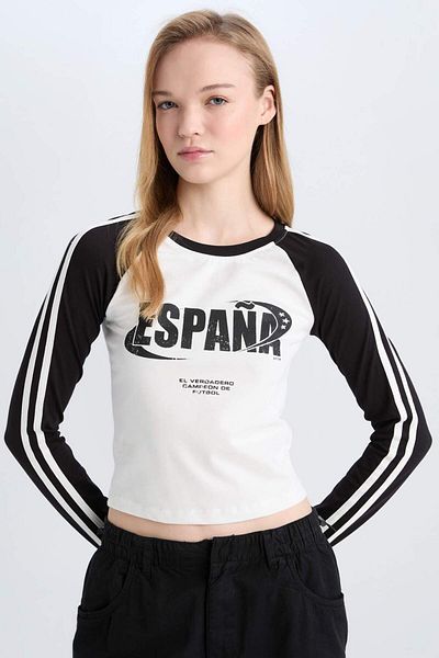 DeFacto Tricou cu mânecă lungă cu nervuri Coool D9856AX24WN