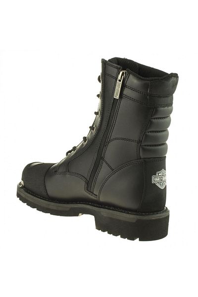 Harley Davidson Men's Black CRazy LeatheR Boots - Rıddick