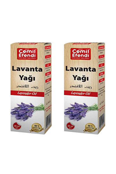 Cemilefendi 2x20 مل زيت اللافندر النقي 40 مل