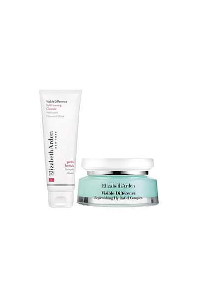 Elizabeth Arden مجموعة العناية بالوجه المكونة من قطعتين من Visible Difference