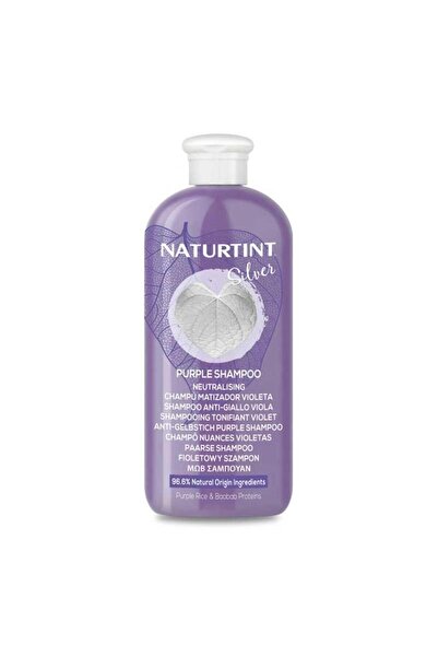 NATURTINT Silver Purple Sarı ve Gri Saçlar için Şampuan 330ML