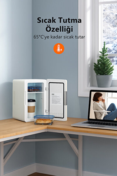 AstroAI Mini Buzdolabı 6L – Isıtma & Soğutma Özellikli (12V/220V, Ev & Araç Kullanımı)