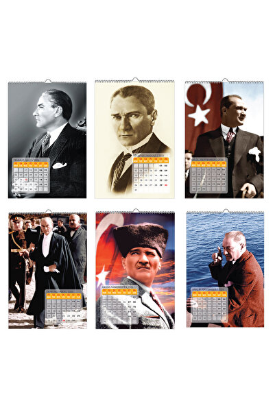 NATURELBASIM 2026 ATATÜRK DUVAR TAKVİMİ-33x48 cm Ebat