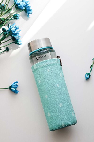 Qmatara Middle Drop Sleeve Premium Glass Flask