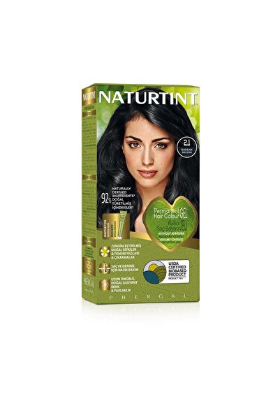2.1 Mavi Siyah Doğal Saç Boyası 170ML