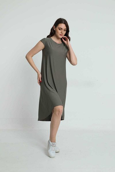 ELLA CAMELIA Rochie asimetrică de damă 5011000 kaki