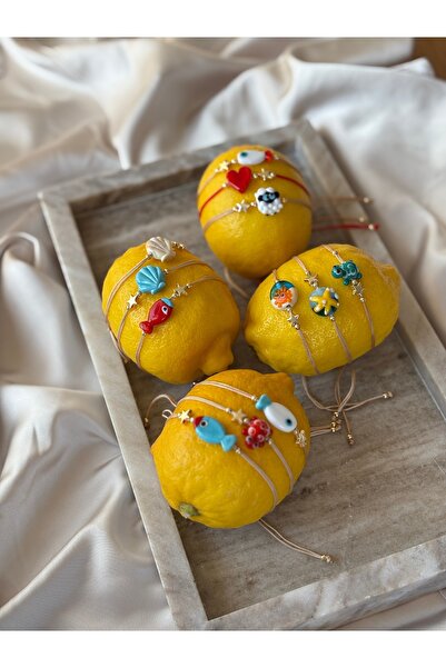 Le'sluette shadow of style Murano Oyster Charm Detailed Bracelet