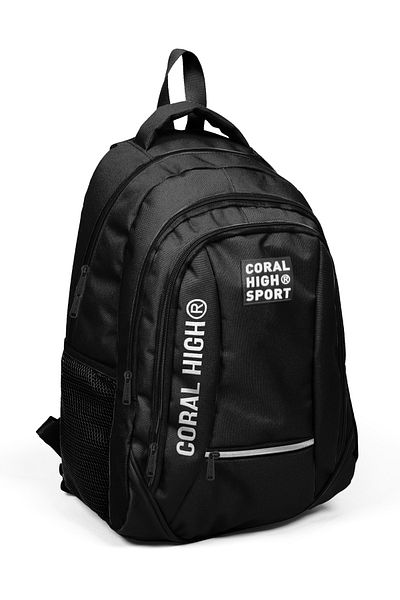 Coral High 23452 Спортна черна раница с четири отделения
