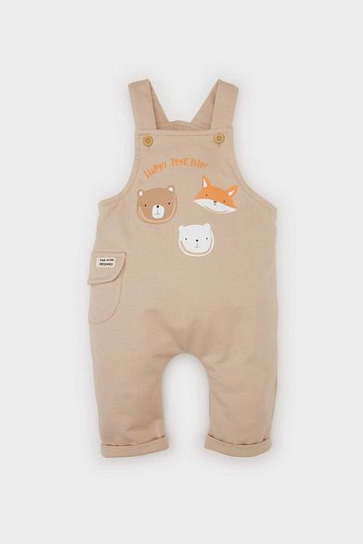 DeFacto Baby Boy Newborn Printed Salopet Jumpsuit D6025A524Wn