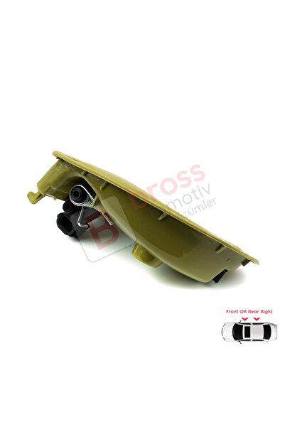 Bross Otomotiv Right Inner Door Release Handle Mustard Compatible for Renault Kangoo I Twingo Mk1 Nissan Kubistar X76 8200259376