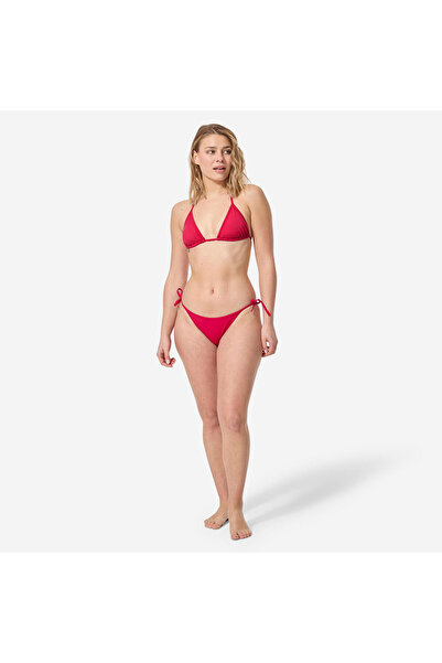 Decathlon Olaian Women's Drawstring Bikini Bottom - Red - Sofy