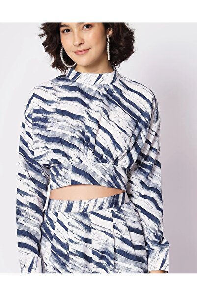 iza White Digital Printed Co-ord Set