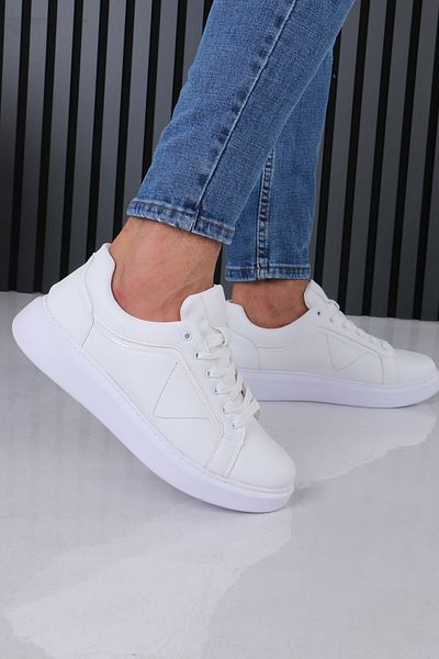 sauron Men's Sports Shoes Casual Sneaker White Color Orthopedic Sole M801