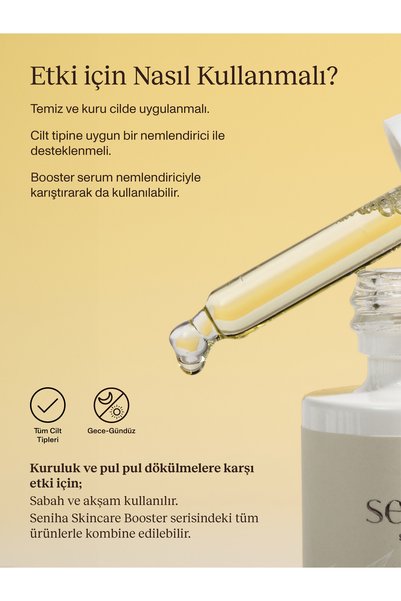 Seniha Skincare 3D Hydration Booster 15 ML I Nemlendirici Amino Asit Kompleks I Dolgunlaştıcı Serum I Tüm Cilt Tipleri