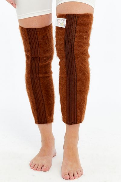 miresa 2Pcs Long Knee Wool Cold Proof Corset Knee Pads