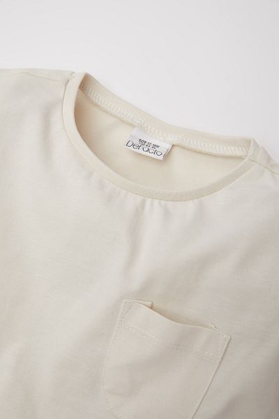 DeFacto Baby Girl Crew Neck Basic Plain Long Sleeve T-Shirt D0741A524Au