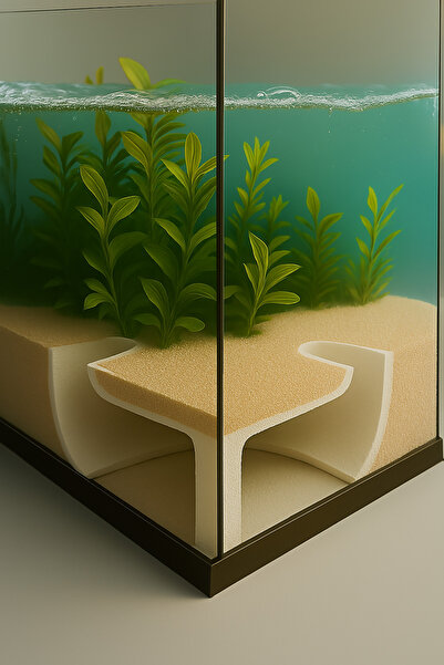 Akvaryum Kum Altı Balık Yuvası ve Saklanma Alanı 〠 Beyaz 〠 Testi 〠 Balık Yuvası 〠 Balık Yavrulugu