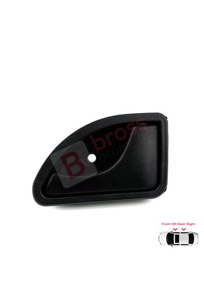 Bross Otomotiv Right Inner Door Release Handle Black Compatible for Renault Kangoo Mk1 Twingo I Nissan Kubistar X76 8200259376