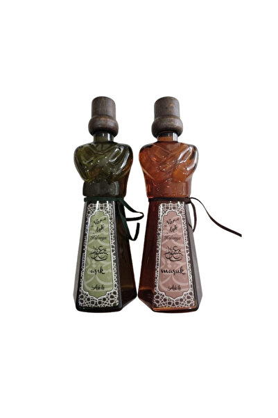 Eti AŞIK+MAŞUK 300 ml- 2 Lİ CAM ŞİŞE KOLONYA SET