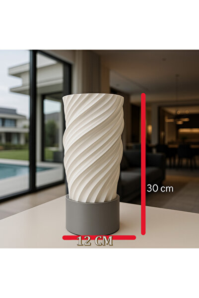 Rekatech Specially Designed Table Lamp – Modern Lampshade – Decorative Night Light with Base