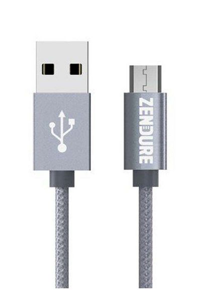 Zendure كابل مايكرو USB مضفر من الألومنيوم – 30 سم
