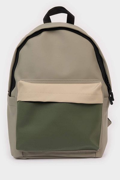 DeFacto Men's Faux Leather Backpack E0690Axns