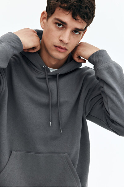 H&M Loose Fit Kapüşonlu Üst