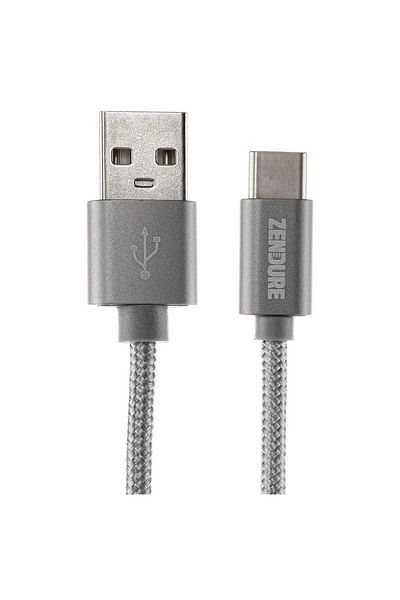 Zendure كابل مايكرو USB مضفر من الألومنيوم – 30 سم