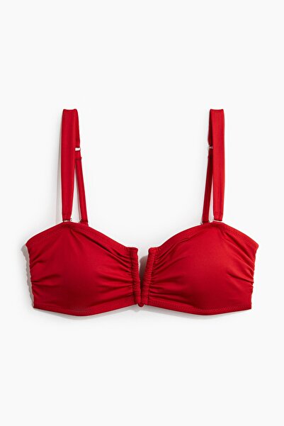 H&M Dolgulu Bandeau Bikini Üstü