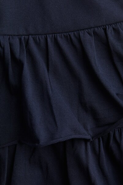 H&M Katlı Mini Jarse Etek