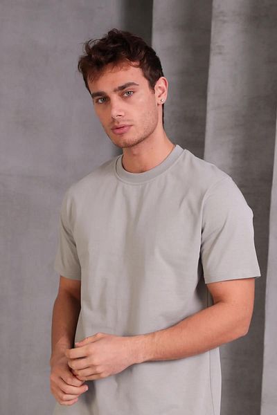 MODA Men's Relax Fit Crew Neck 100% Cotton Relaxed Fit Basic T-Shirt