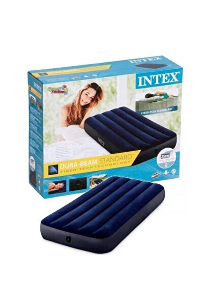 Intex Tek Kişilik Şişme Yatak Fiber-tech 76x191x25cm