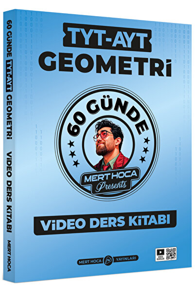 Mert Hoca Yayınları 2026 Mert Hoca 60 Günde Tyt-ayt Geometri Video Ders Kitabı