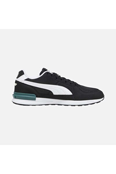 Puma 380738 42 Graviton Siyah-Beyaz-Yeşil Spor Ayakkabı
