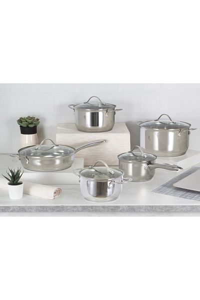 Berlinger Haus Set de oale din oțel inoxidabil din 10 piese Bijuterii de argint Berlinger Haus BH 6660