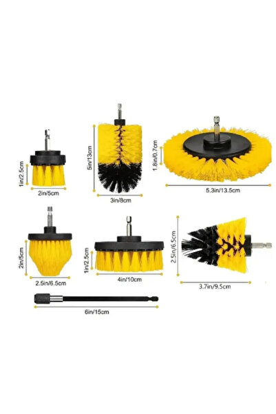 Choice مجموعة ملحقات فرشاة الحفر المكونة من 7 قطع، فرشاة تنظيف كهربائية مع فر...
