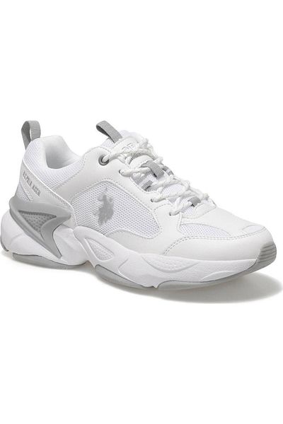U.S. Polo Assn. Adidași albi pentru copii