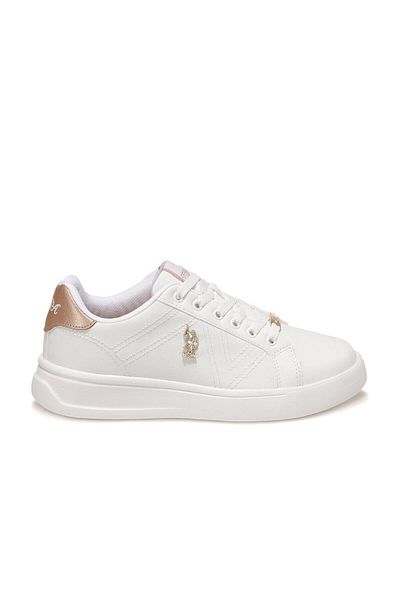 U.S. Polo Assn. Asociația Polo din SUA. Pantofi sport casual pentru femei Exxy White