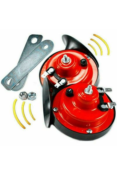Choice 2Pcs 2X 300DB Air Snail Car Horn 12V Truck Lorry SUV RV Train Truck Boat Loud Camper Universal