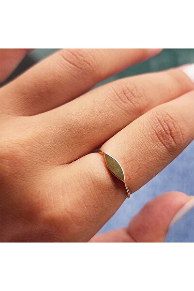 FasekGold Mekik Taşsız Şans Totemi Minimal 925 Ayar Eklem Yüzüğü-Taşsız Minimal Şans 925 Ayar Gümüş Yüzük