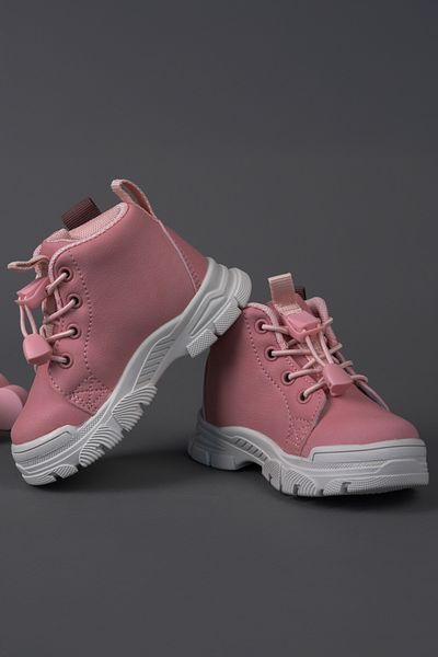Vicco Marcus Model Light Adjustable Lace Baby Girl and Child Powder Boots