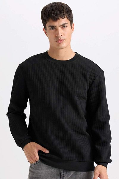 DeFacto Hanorac jacquard cu decolteu obișnuit - D5391AX24AU