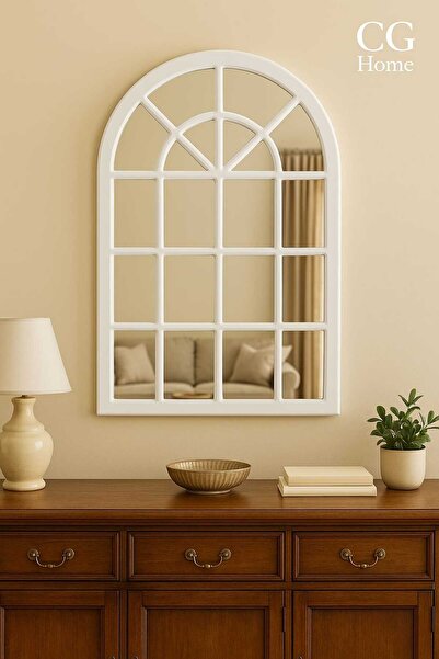 CG HOME Pencere Model, Ayna, Duvar Aynası, Salon Aynası, Dressuar Aynası, Ahş...