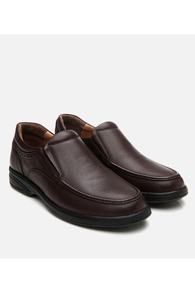 Hotiç Pantofi casual pentru bărbați din piele naturală maro