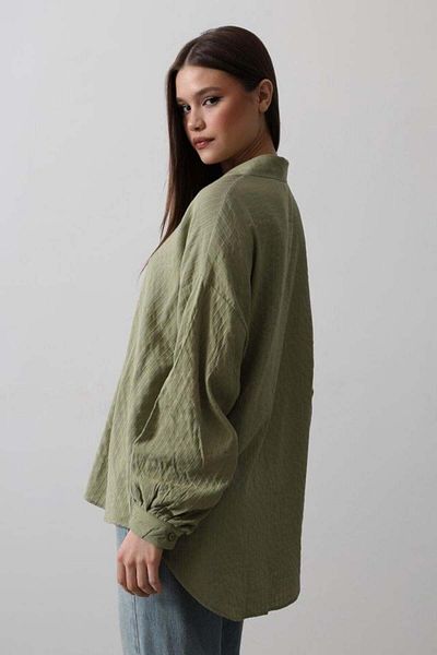 modamtn Striped Long Sleeve Shirt - Khaki